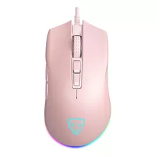 Mouse Gamer Motospeed V70 Zeus, Rgb - Rosa