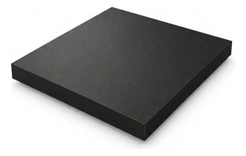 Tampo Escrivaninha 70x80 Preto Mdf Borda Grossa 30mm 80x70
