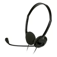 Auriculares Con Cable Klip Xtreme Sekual Usb Microfono Negro