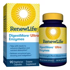 Renew Life Adult Digestmore Ultra Enzymes - Fórmula De Enzi