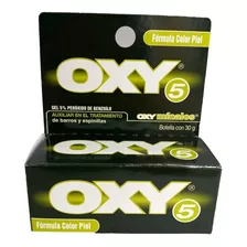 Oxy 5 Anti Barros Y Espinillas Fórmula Color Piel 30g Tipo De Piel Grasa