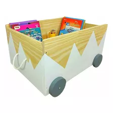 Caixote Baú Toy Box G Organizador De Brinquedos Com Rodinhas