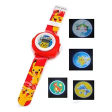 Reloj Pokémon Picachu Pokebola Proyector De Imagen 