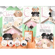 Mini Kit Imprimible Cachorros Puppies , Etiqu + Inv Digital