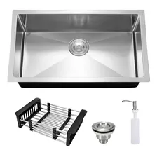 Cuba Inox 304 Quadrada Gourmet Cozinha Pia 80x40 Acessorios