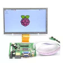 Lcd 7 Polegadas P/cubieboard E Raspberry Pi Hdmi Vga Av