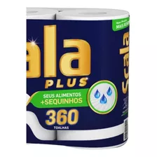 Papel Toalha Scala Plus Mega 3 Rolos 120 Folhas Cada Suzano