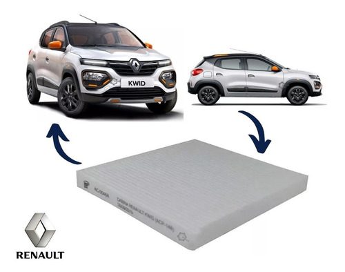 Filtro Habitculo Renault Kwid Original Cualquier Ao Foto 3