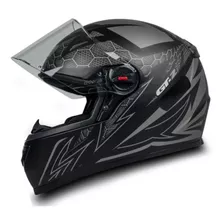 Capacete Para Moto Fw3 Gt2 Preto Fosco Tamanho 60