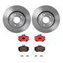 Brembo Rear Brake Pad Set Low-met Slotted For Mb W204 C2 Lld