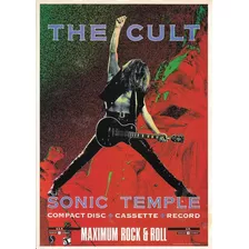 Poster Vintage The Cult Retrô 30x45cm Plastificado