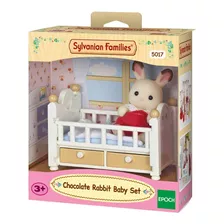 Sylvanian Families Set Bebe Conejo Chocolate Cuna Juguete Ax