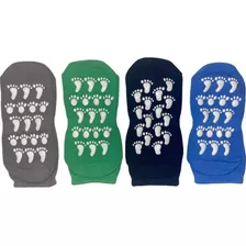 Calcetines Antideslizantes Para Niños Y Adultos Pack 4 Pares