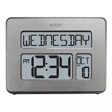 La Crosse Technology Catomic Reloj De Calendario Completo Co
