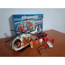 Helicoptero De Rescate Playmobil (original)