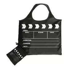 Bolsa Plegable Con Dibujo De Claqueta De Cine