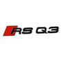 Emblema Quattro Para Audi Parrilla A3 Q3 Q5 Negro 