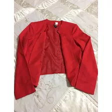 H&m Saco Para Dama Talla 12 Color Rojo