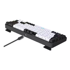 Teclado Para Jogo/office Streamer Keyboard Rgb Feel Mechanic