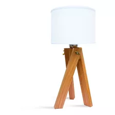 Lampara Mesa Velador Madera Nordica Deco Regalo Diseño 