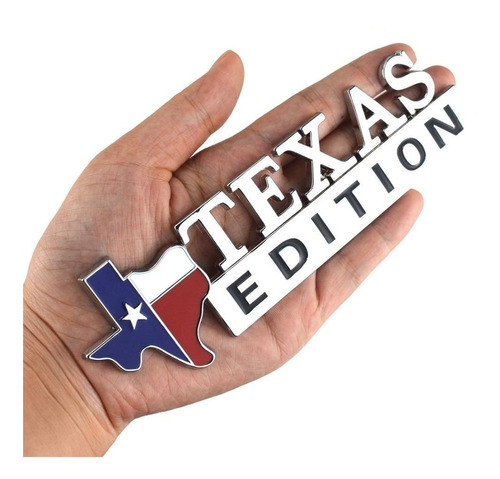 Logo Emblema Texas Edition 5x16cm Para Chevrolet Ford Etc Foto 3