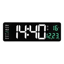 Reloj De Pared Digital Decorativo Led Pantalla Grande