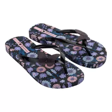 Sandalia Belle Floral Negro Ipanema