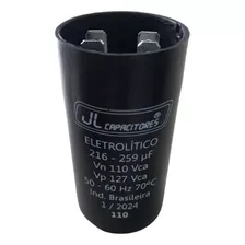 Capacitor Eletrolítico 216-259uf 110v Jl -partida De Motores