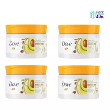 Pack X 4u Máscara Dove 1 Minuto Ritual Fortalecimiento 300g