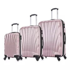 Conjunto De Malas De Viagem P, M E G Dizy Swiss Move Rose