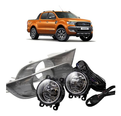 Kit Neblinero Ford Ranger 2.2 3.2 2017 2022 Foto 4