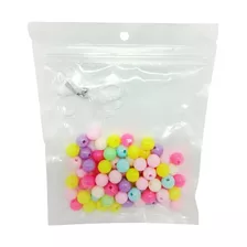 Pacote De Miçangas Para Colar E Pulseira Bolinha Grande