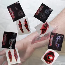 Tatuagem 3d Temporárias Halloween Assustadora Sortidas