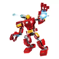 Blocos De Montar Brinquedo Marvel Infantil Adulto Robô