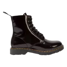 Botin Mujer Cuero Americanino Berta Ne2 Negro