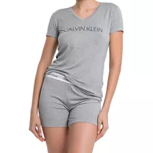 Conjunto Pijama Calvin Klein Camiseta Short Sleepwear Kit