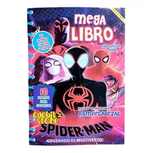 Mini Mega Libro Libro Para Colorear Spiderman Hombre Araña