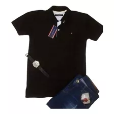 Playera Polo Para Caballero Negra