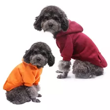 Suéter De Sudadera Con Capucha Para Perros Y Gatos 2 Piezas