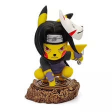 Boneco Itachi Pikachu Anbu 10cm Naruto + Pokémon Promoção