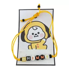 Pulsera Bt21 Chimmy Bts Kpop Cubos Letras Ajustable Idols