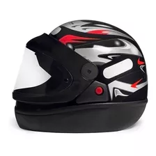 Capacete San Marino Grafic Moto Integral Fechado Todas Cores Cor Preto Tamanho Do Capacete 60