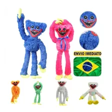 Pelucia Huggy Wuggy Aranha Preto Boneco Playtime Pop Time