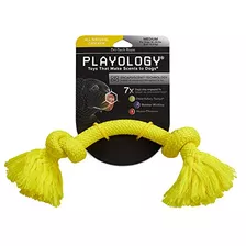 Playology Dri Tech Rope Dog Chew Toy - Para Perros Medianos 
