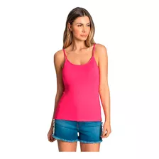 Blusa Alça Feminina Básica Viscolycra