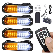 Luz Estroboscópica Led Para Camiones, Vehículos, Suv, 4 Unid