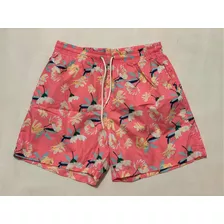 Short Malla Traje De Baño Dogma Talle M Floreada