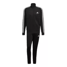 Conjunto Essentials 3 Franjas Primegreen - Negro adidas