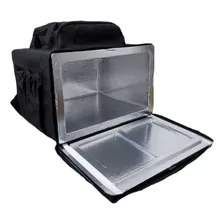 Mochila Pizza Refeição Isopor Térmico Laminado 45cm/60lts