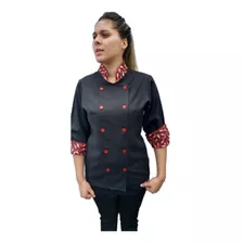 Dolma Feminino Preto Com Pimenta - Acinturada